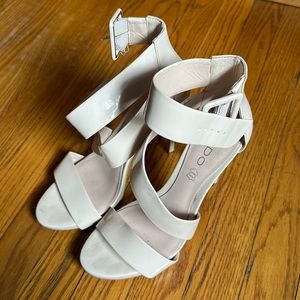 Peachy Nude Aldo Heels